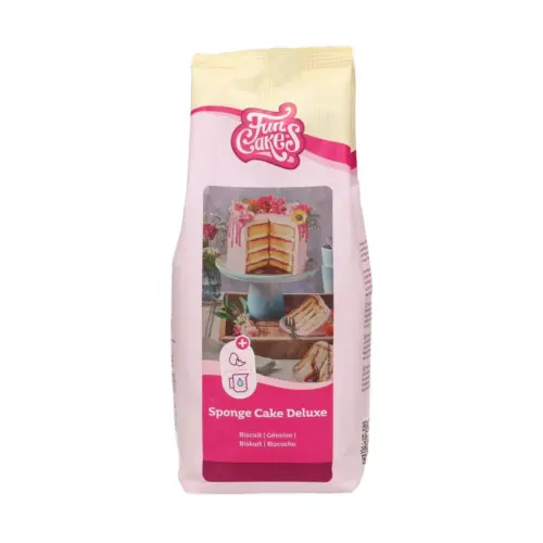 Backmischung Sponge Cake Delux 1 KG von FunCakes