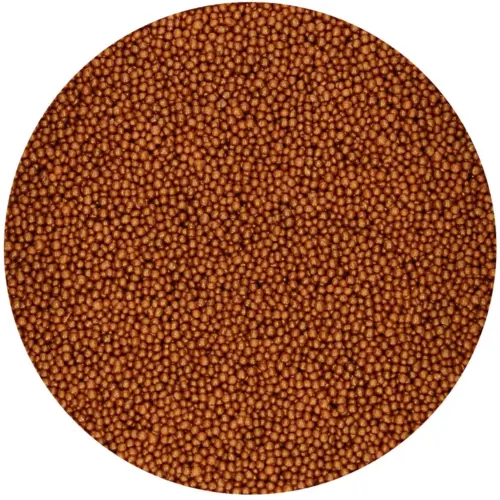 Essbare Dekorations Streusel. Kleine kugeln in Gold 80g von Funcakes.