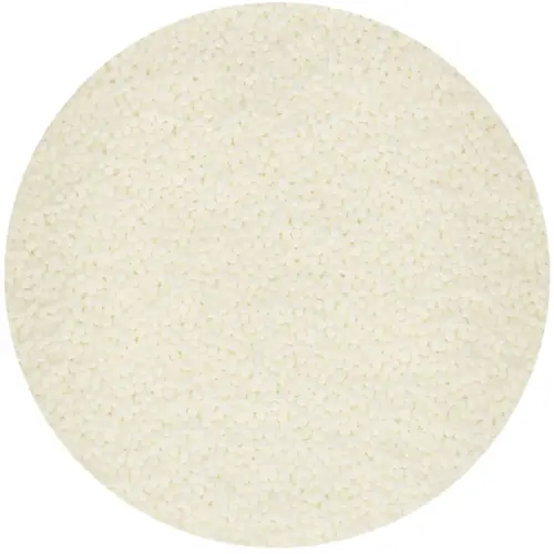 Essbare Dekorations Streusel in Weiß 80 Gramm von FunCakes.