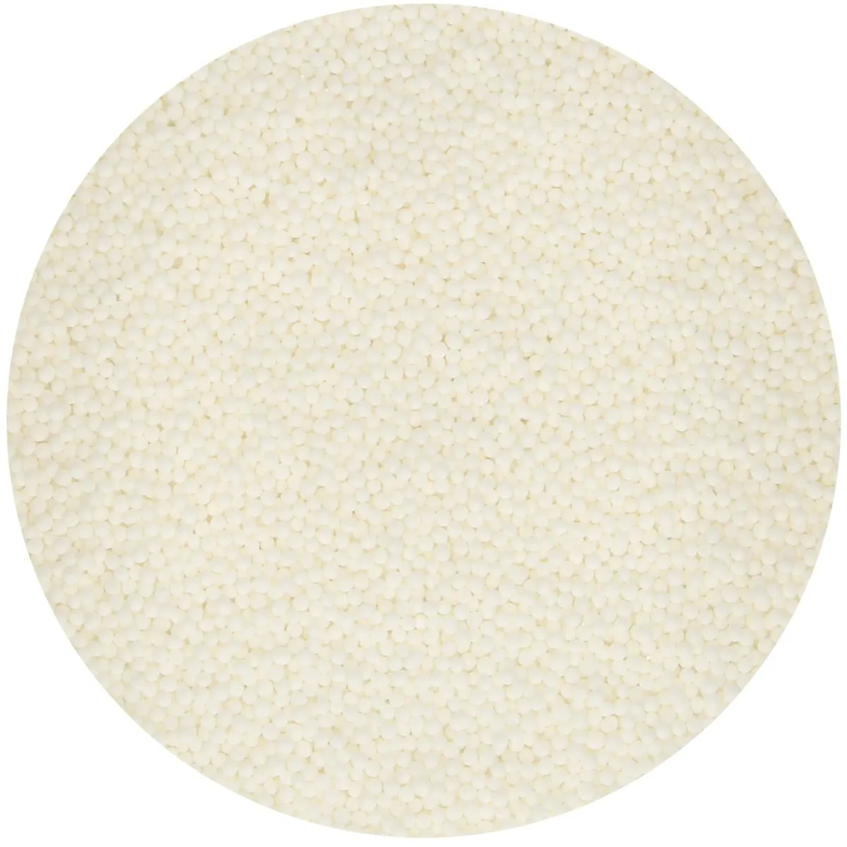 Essbare Dekorations Streusel in Weiß 80 Gramm von FunCakes.