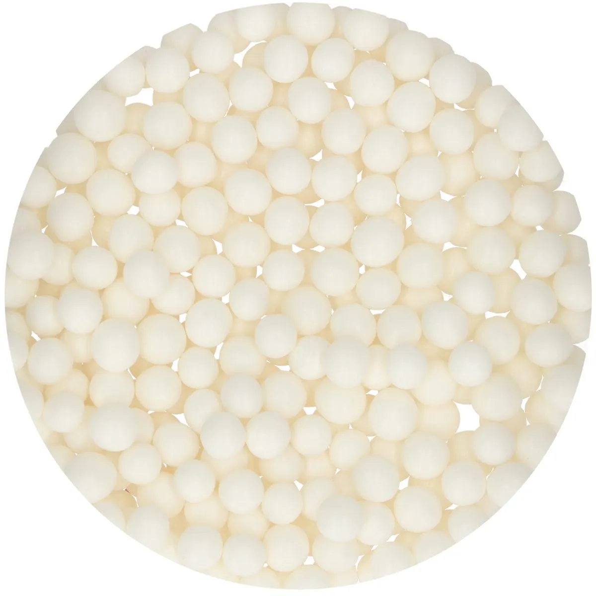 Essbare weiße Dekorations Streusel - soft pearls 70 Gramm von FunCakes