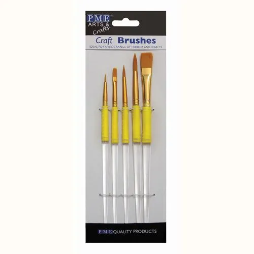 PME Craft Brush Set 5 teiliges Set