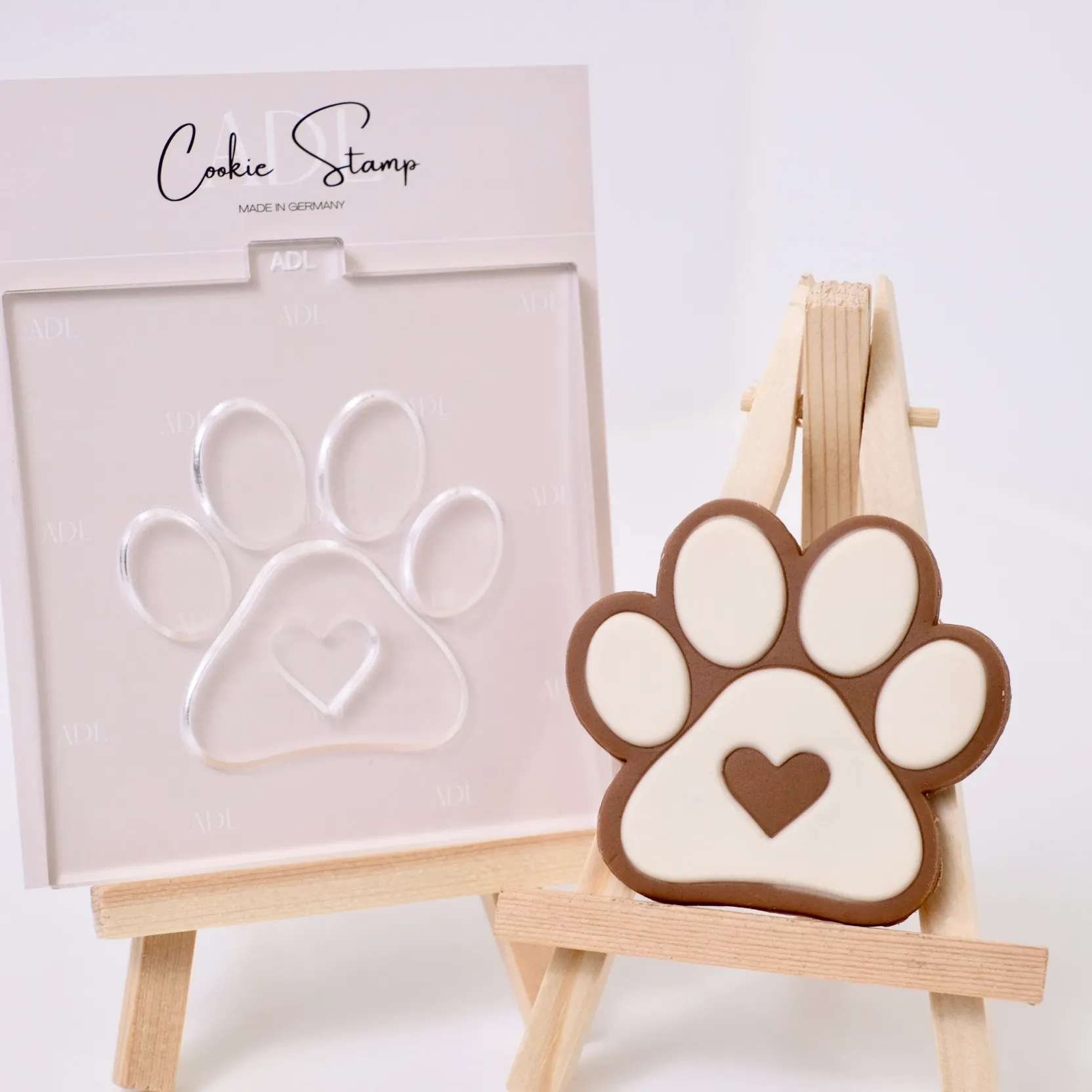 ADL Keksstempel + Ausstecher - Pfote Stil 3 – Bild 4