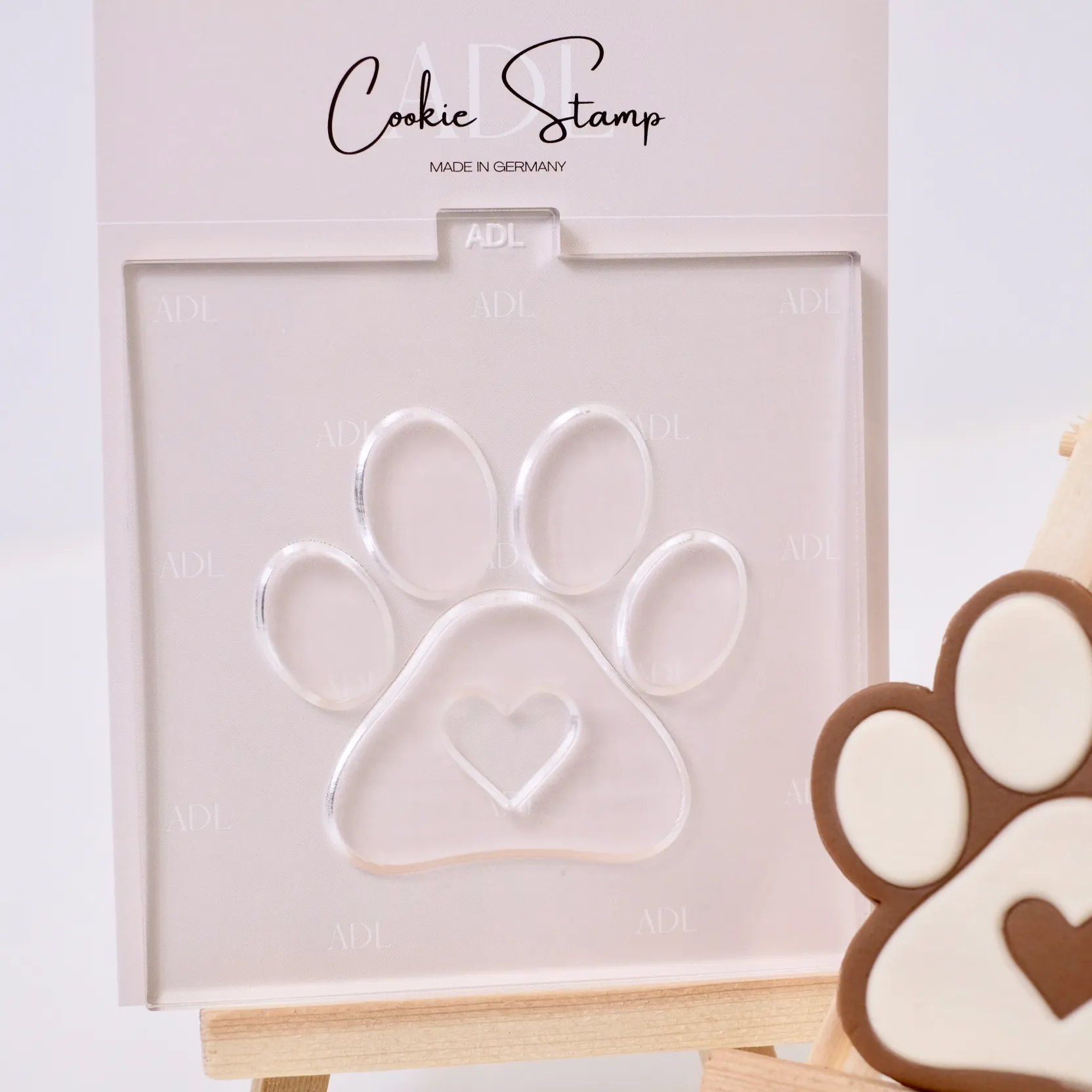 ADL Keksstempel + Ausstecher - Pfote Stil 3 – Bild 6