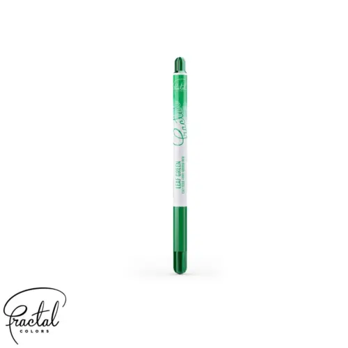 Dunkelgrüner Lebensmittelfarbstift Fractal Colors Calligra Food Brush Pen Leaf Green