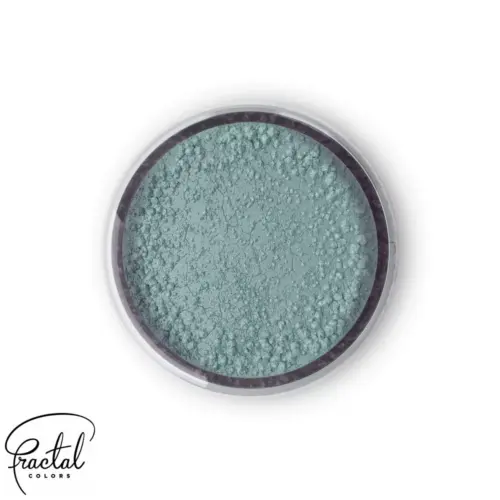 Türkise Pulverfarbe Fractal Colors EuroDust Houseleek Lebensmittelfarbe