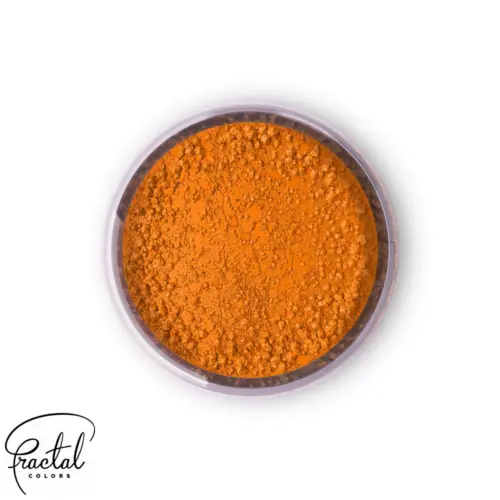 Orangene Pulverfarbe Fractal Colors EuroDust Orange Lebensmittelfarbe
