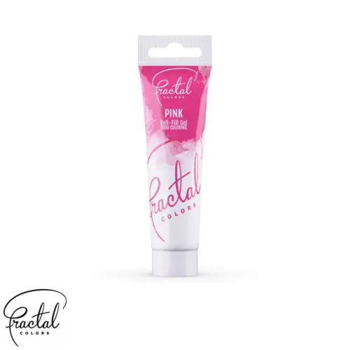 Pinke Fractal Colors Full-Fill Gelfarbe Pink Lebensmittelfarbe in der Tube