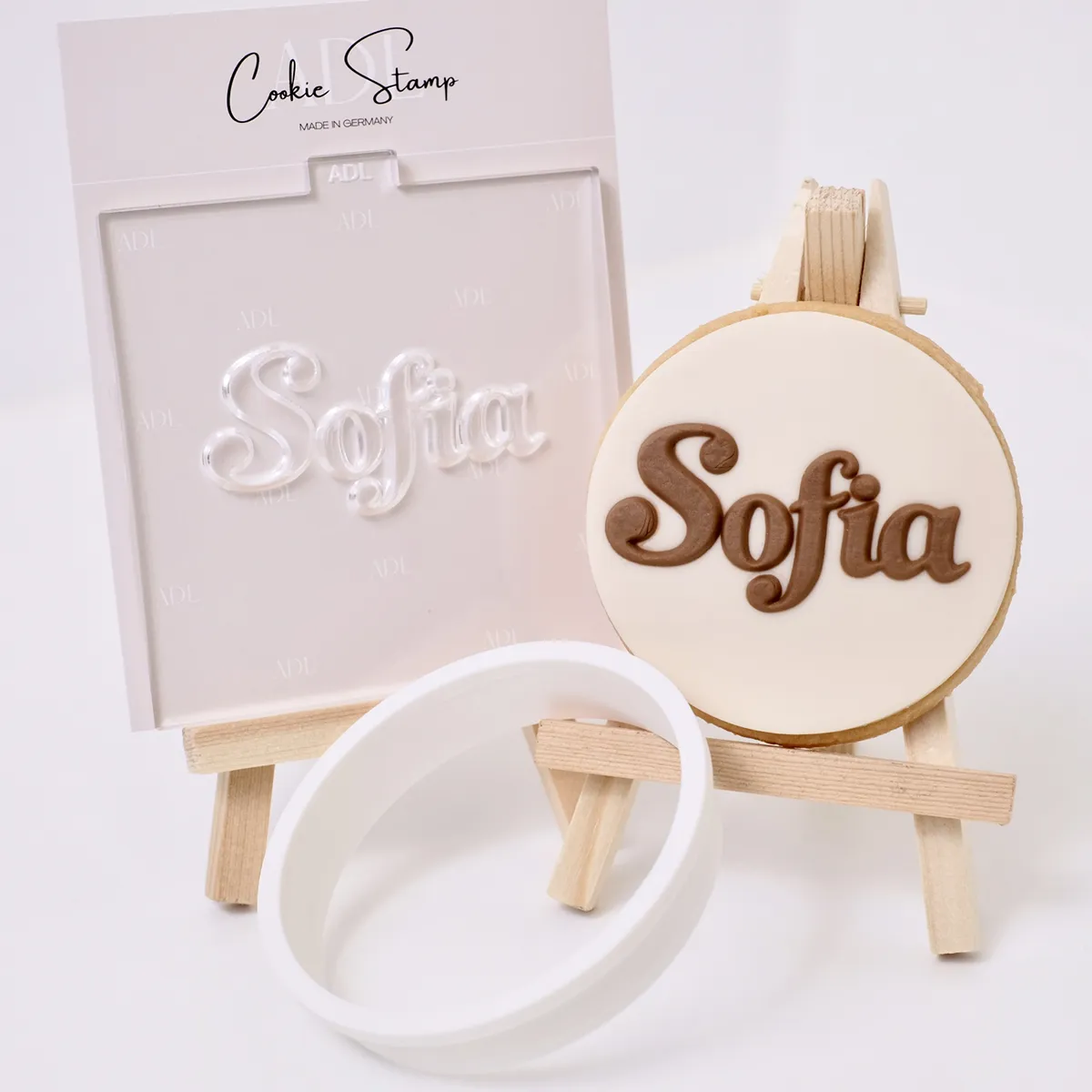 ADL Keksstempel + Ausstecher - Name Stil 2 (personalisiert) – Bild 6