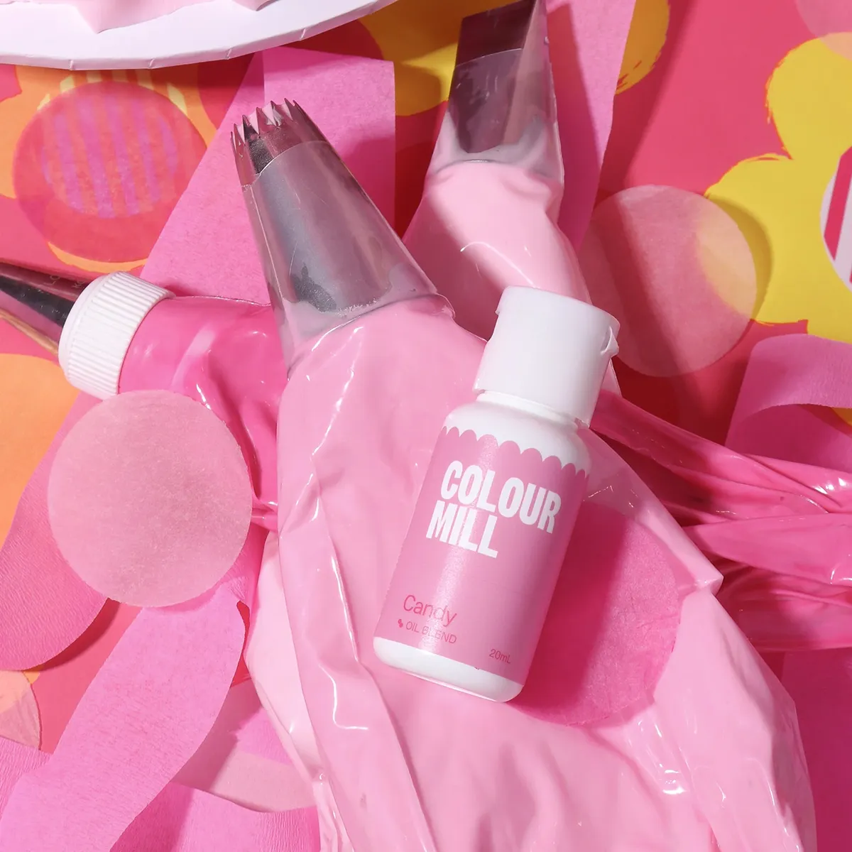 Colour Mill Oil Blend Candy Pink – Bonbonrosa Lebensmittelfarbe 20 ml – Bild 3