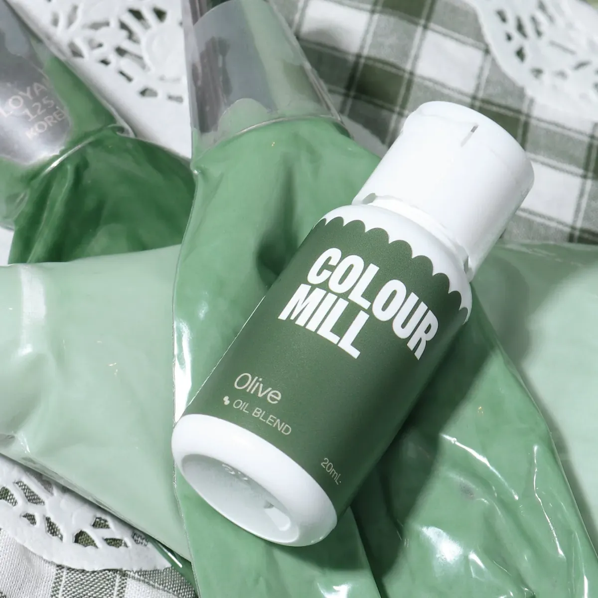 Colour Mill Olive – Ölbasierte Lebensmittelfarbe 20 ml – Bild 4