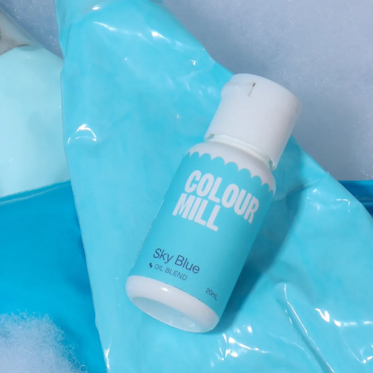 Colour Mill Sky Blue Hellblau – Ölbasierte Lebensmittelfarbe 20 ml – Bild 3