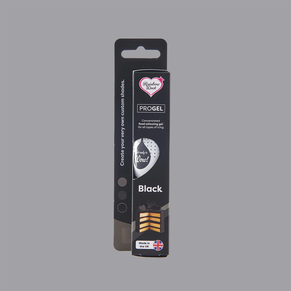 Rainbow Dust ProGel Black – Schwarze Lebensmittelfarbe 25 g – Bild 2