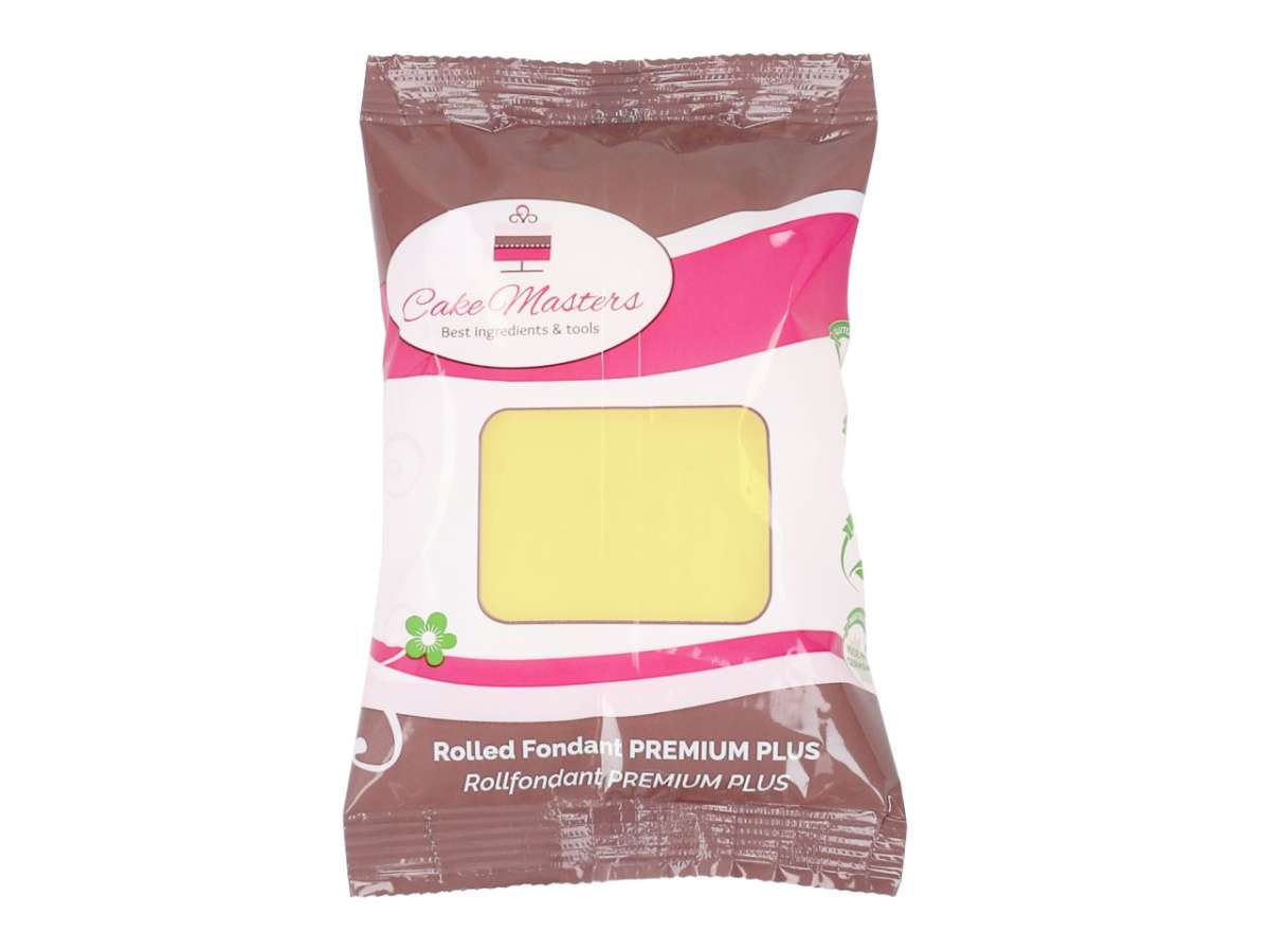 Rollfondant Premium Plus - Pastellgelb 250g – Bild 2