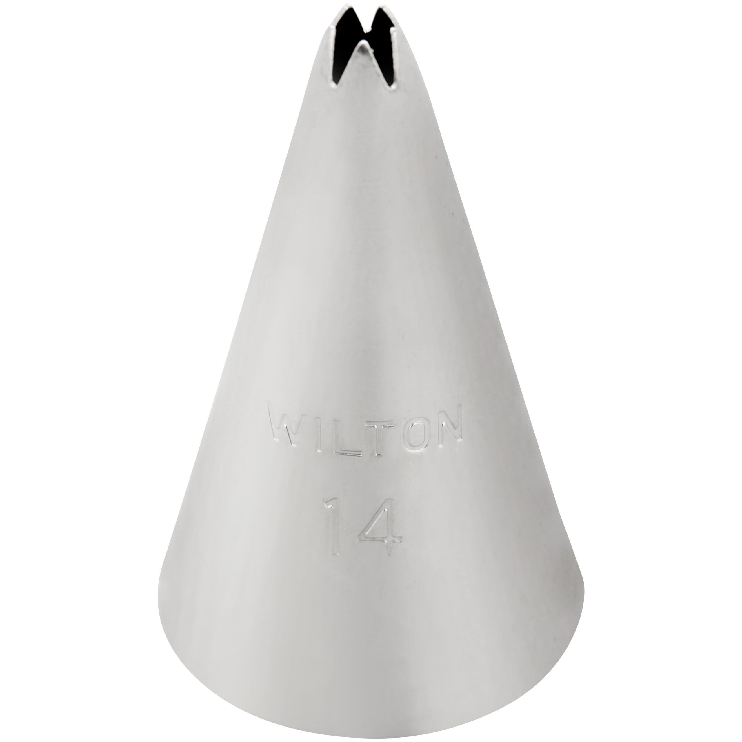 Wilton offene Sterntülle 14, Spritztülle aus Metall zum Verzieren von Torten, Cupcakes und Gebäck mit Buttercreme