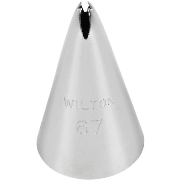 Wilton Leaf #067 Blatt Spritztülle aus Metall für Blätter, Muschelverzierungen und Blumendekorationen auf Torten und Cupcakes