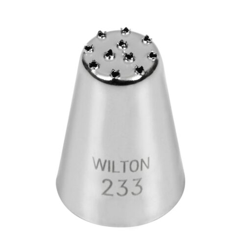 Wilton Decorating Tip #233 aus Metall, Multitülle für Perlen, Sterne, Schnüre und feine Grasstrukturen auf Torten und Cupcakes