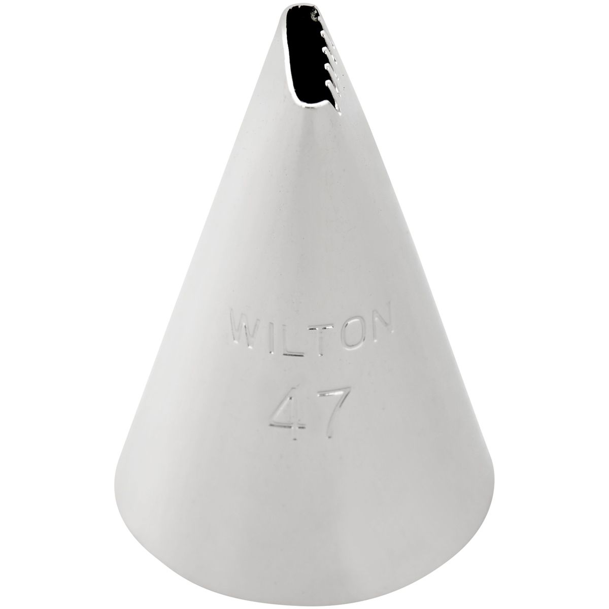 Wilton Decorating Tip #47 aus Metall, Basket Weave Spritztülle für glatte und geriffelte Streifen sowie dekorative Korbmuster auf Torten und Cupcakes