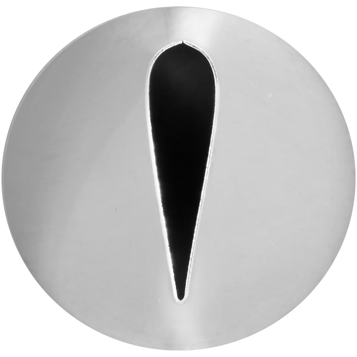 Wilton Decorating Tip Petal #125 aus Edelstahl, Blütentülle für Blütenblätter, Rüschen und florale Tortendekorationen